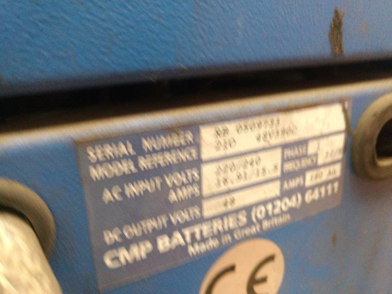 CHLORIDE MOTIVE POWER 21 Overnight Battery Charger; Output: 48V ...