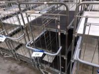 2 ERGOBJORN 4 Tier Stock Picking Trolleys with Towing Connection