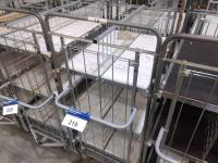 2 ERGOBJORN 4 Tier Stock Picking Trolleys with Towing Connection