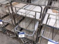 2 ERGOBJORN 4 Tier Stock Picking Trolleys with Towing Connection