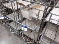 2 ERGOBJORN 4 Tier Stock Picking Trolleys with Towing Connection