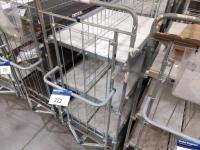 2 ERGOBJORN 4 Tier Stock Picking Trolleys with Towing Connection