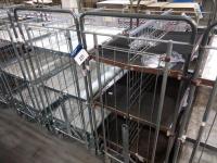 2 ERGOBJORN 4 Tier Stock Picking Trolleys with Towing Connection