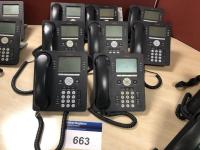 8 AVAYA VoIP Model 9608 IT Telephone Handsets