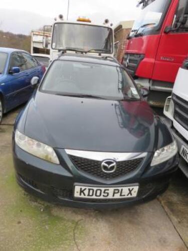 MAZDA 6 2.0D TS Estate; VRM: KD05PLX; Odometer Reading: Not Available (127,000 on 16/05/12); Date of Registration: 26 April 2005; MOT: Expired; Former Keepers: 1Please note that due to technical difficulties, this sale will close on Monday 18 December 201