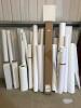 9 Full Rolls and 13 Part Rolls of Wide Format Printing Paper; Various Widths - 2